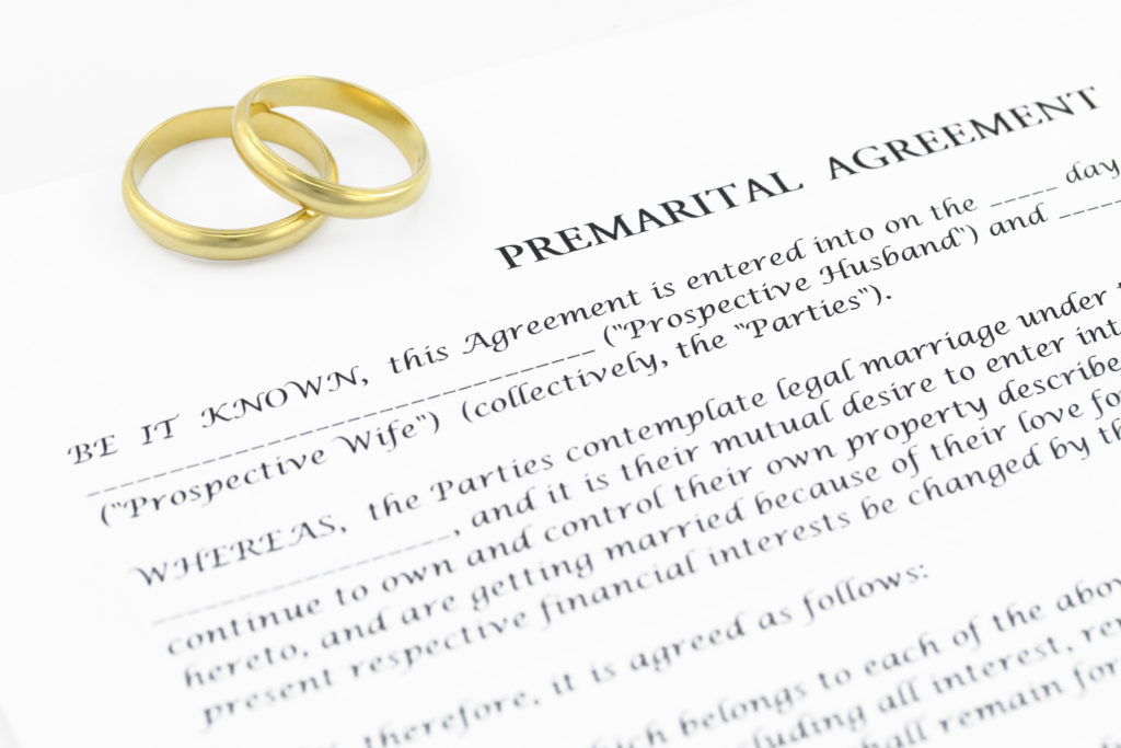Prenuptial Agreements and Divorce